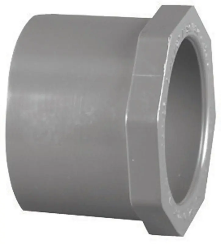 Charlotte Pipe Schedule 80 2 In. Spigot X 1 In. Dia. Slip PVC Reducing Bushing