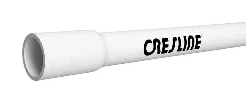 And Cresline Pvc Pipe 1-1/2 In. Diameter X 20 Ft. Length Bell Sdr26 160 Psi