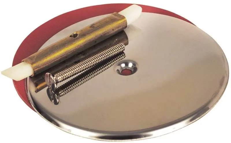 1023 Adjustable Style A Drum Trap Cover 3-1/4 In. To 4 In. With Stainless Steel Cover