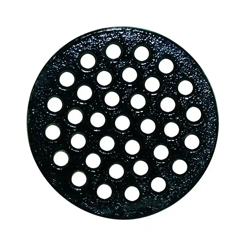 6 Inch Epoxy Coated Black Round Cast Iron Floor Drain Strainer Replacement