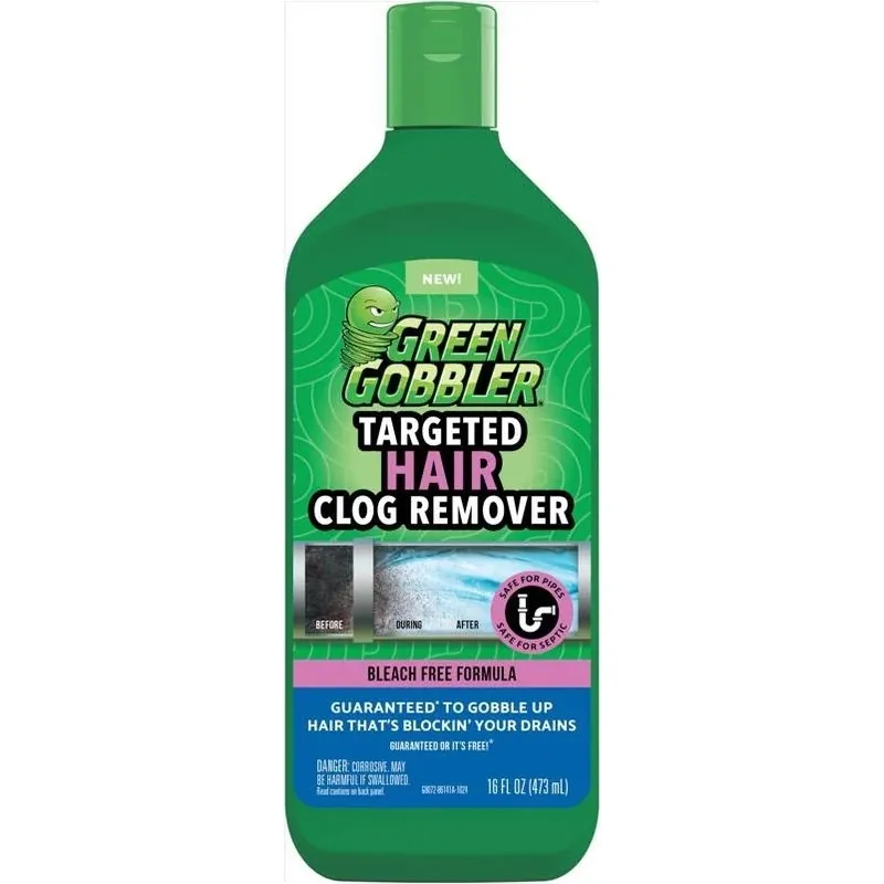 Green Gobbler Liquid Hair Clog Remover – 16 Oz Septic‑Safe Drain Cleaner