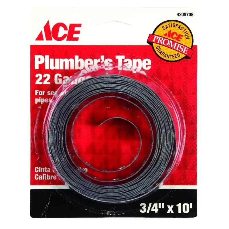 10 Ft. Galvanized Plumber Tape With Versatile Hole Design
