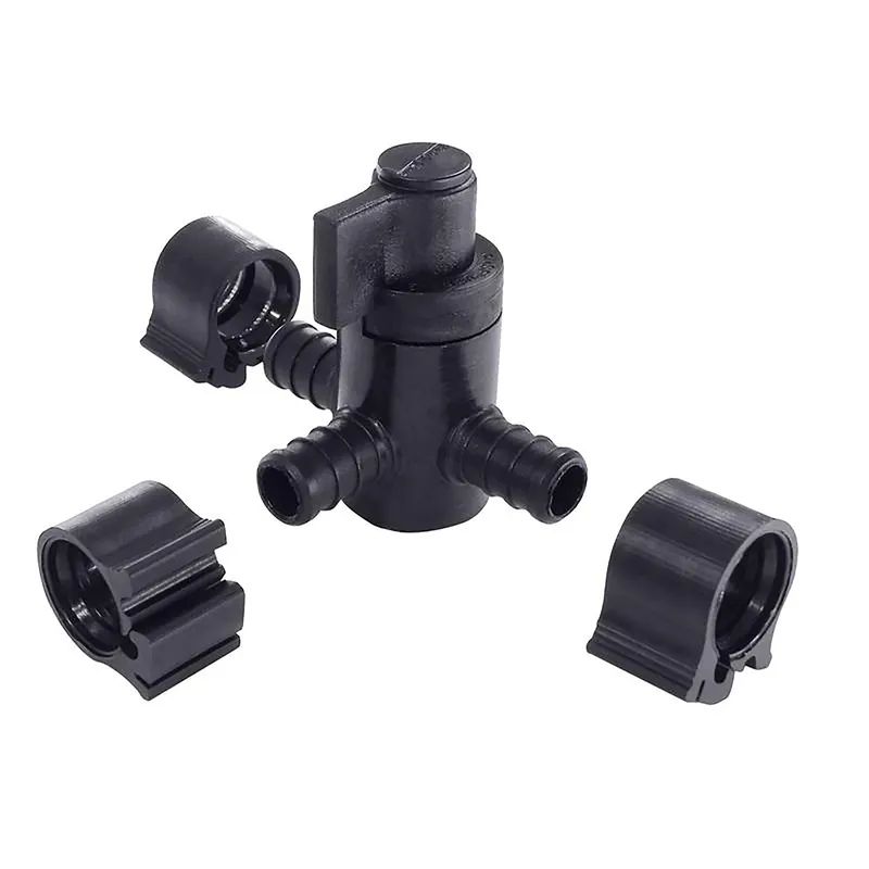 Pipe Bypass Valve Tee, 1/2 X 1/2 X 1/2 In.