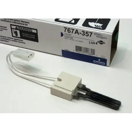 767a-357 Silicon Carbide Hot Surface Igniter With 5.25 Inch Lead Length