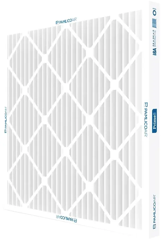 Pamlico Air 18 In. W X 20 In. H X 1 In. Pleated 8 MERV Pleated Air Filter 1 Pk