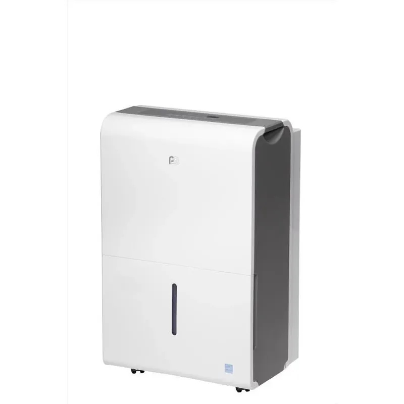 Perfect Aire 50‑Pint Flat‑Panel Dehumidifier – White, 2‑Speed, Energy‑Efficient