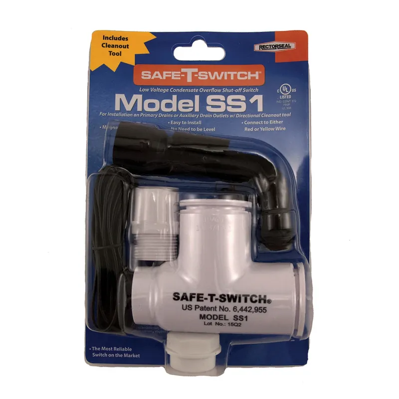 Safe-t-switch Model Ss1 3 In. H X 5 In. W White Plastic Switch