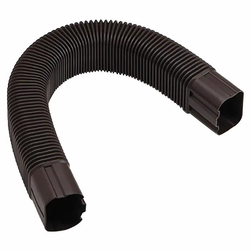 Line Set Covers 31.5 In. W X 2.75 In. H Brown Plastic Flex Duct