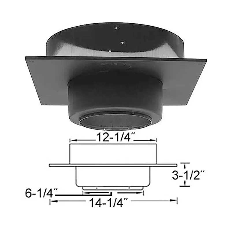 Sure-Temp 6-Inch Finish Ceiling Support
