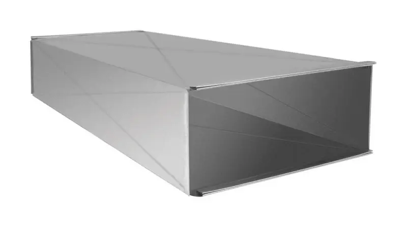 Imperial Manufacturing 2-1/2 In. Dia. X 2-1/2 In. Dia. 90 Deg. Galvanized Steel Wall Stack Elbow