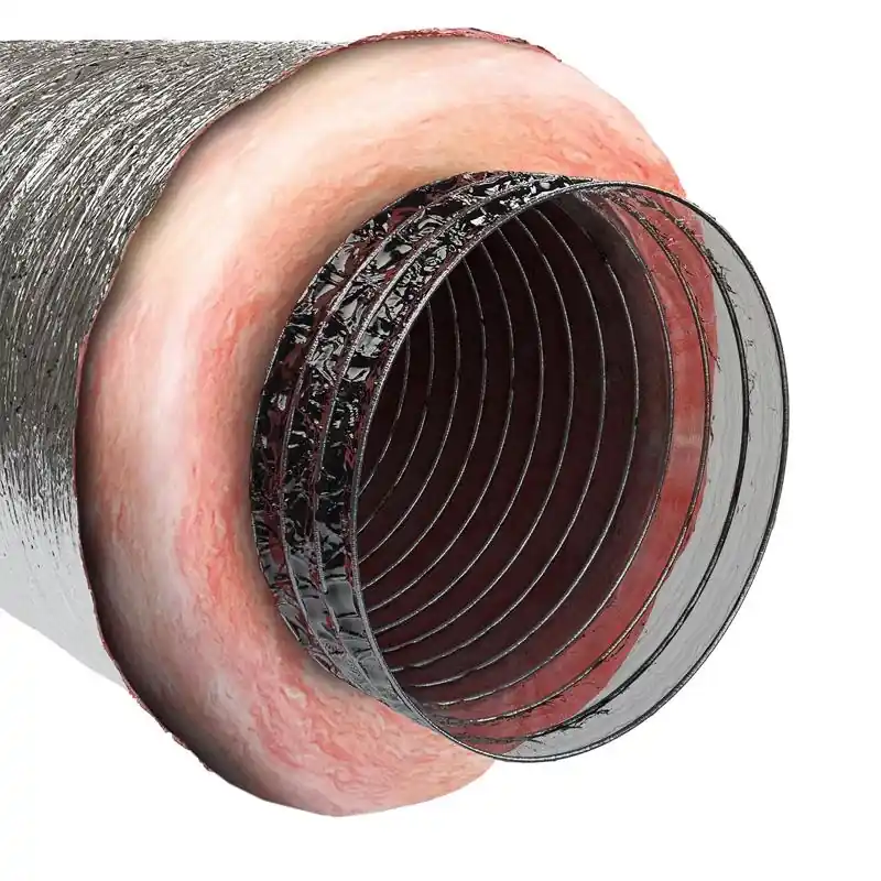 Imperial R8.0 25 Feet Length X 9 Inch Diameter Silver Poly Duct