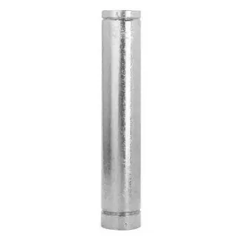 5rv-12 Galvanized Type B Rv Gas Vent Pipe 5" Diameter, 12" Length