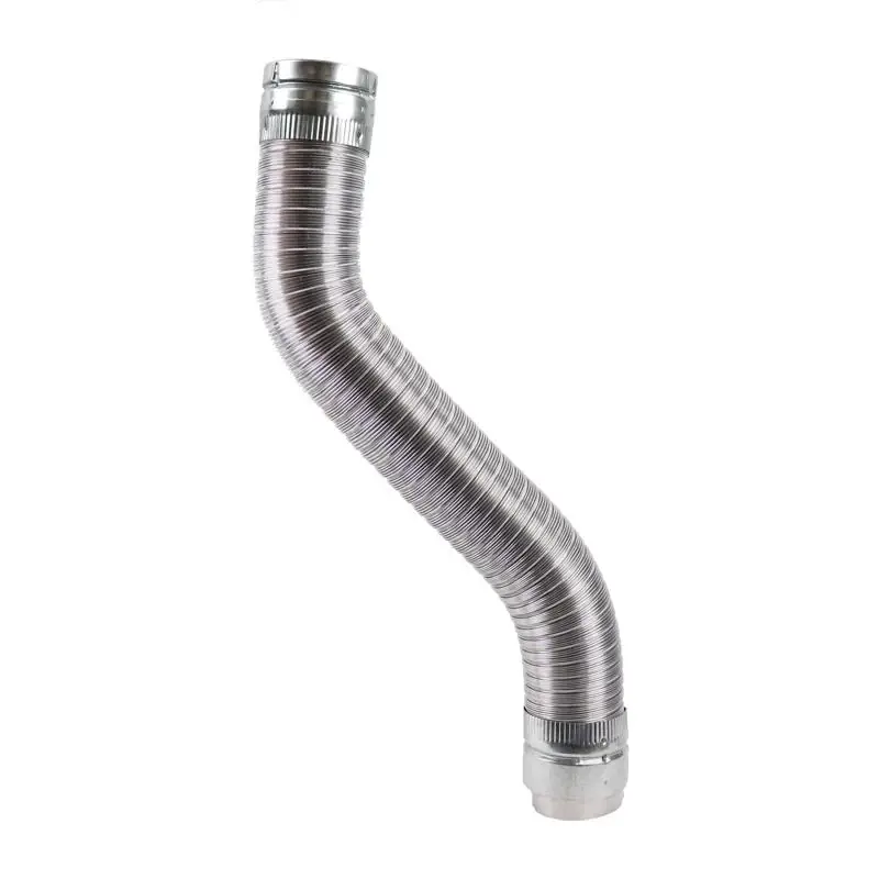 4 In. Diameter X 60 In. Length Aluminum/galvanized Steel Gas Vent Connector