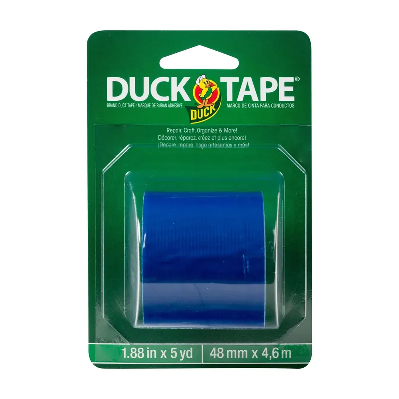 1.88 In. W X 5 Yd L Blue Solid Duct Tape - Heavy Duty