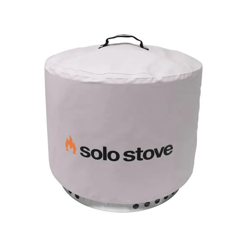 Bonfire Waterproof Shelter Cover For Fire Pit - Light Grey/white