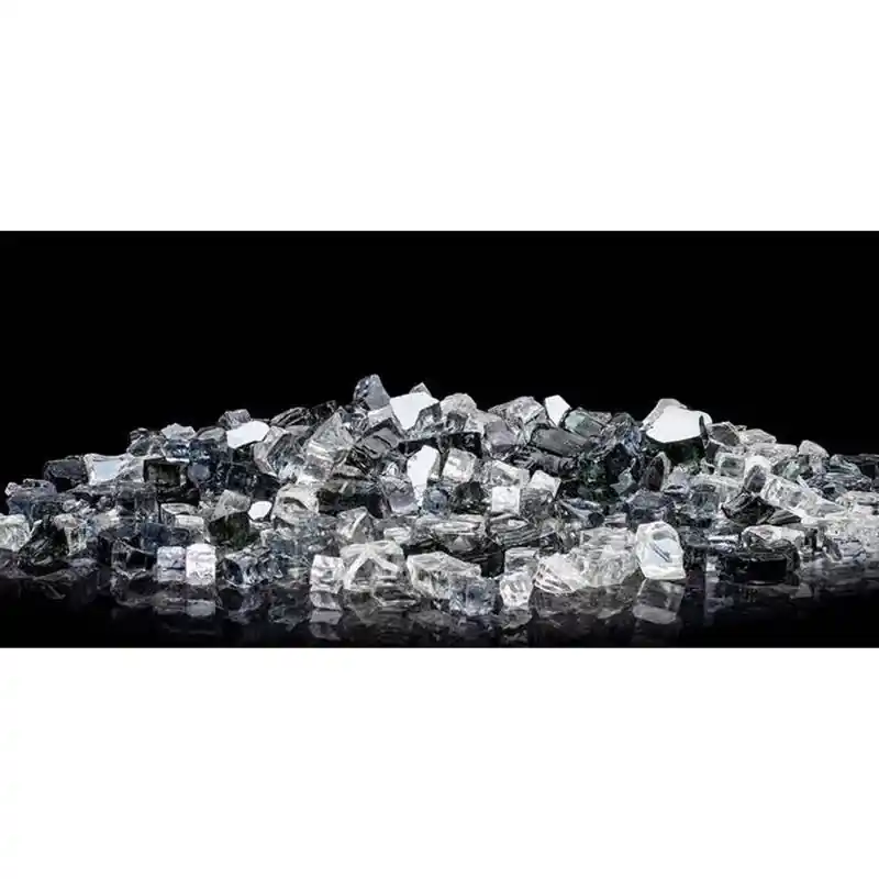 Bond Lava Midnight Sky Glass Fire Bowl Filler 8.66 H X 4.92 W X 5.12 D