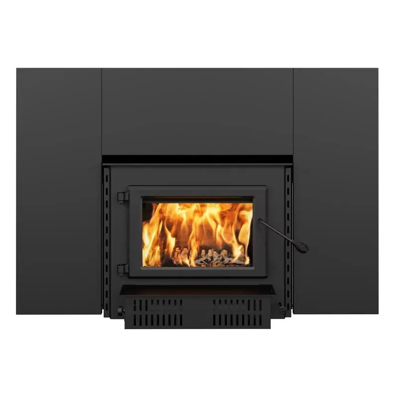 Blue Ridge 26 In. W Black Traditional Fan-forced Fireplace Insert Esw0006