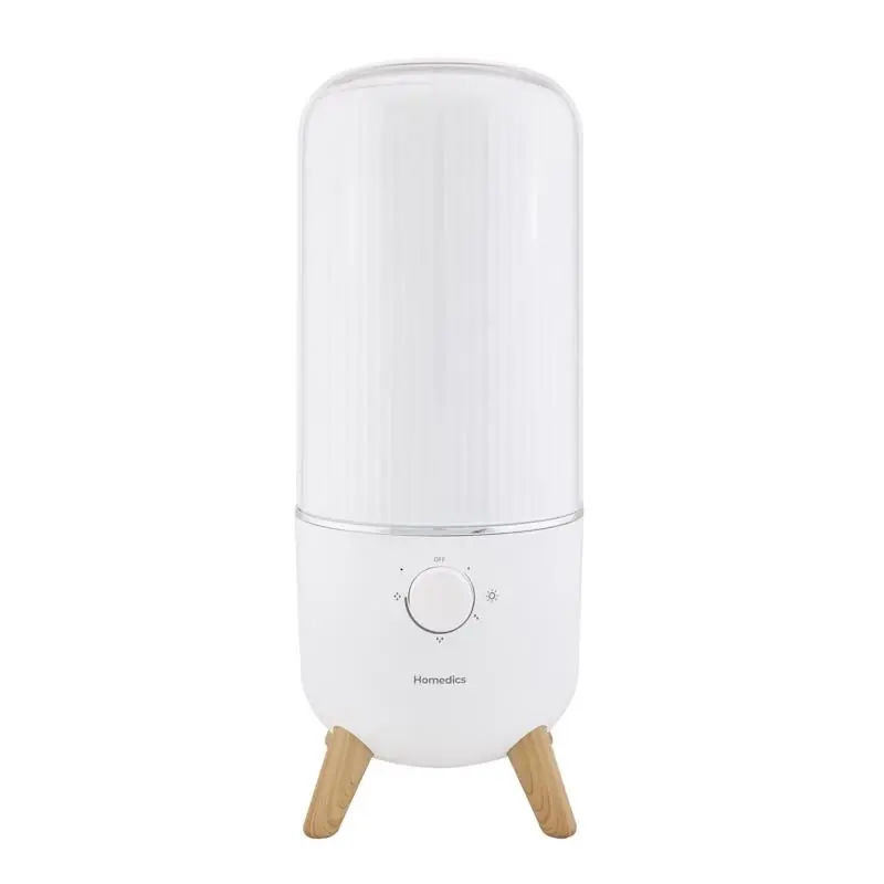 0.97 Gallon 400 Square Feet Cool Mist Ultrasonic Humidifier Model Uhe-cmtf47-wt
