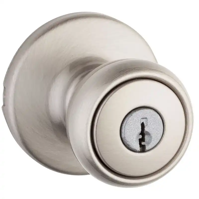 Security Tylo Entry Lockset, Satin Nickel
