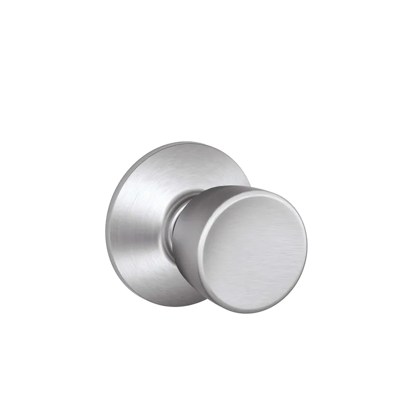 Satin Chrome-Plated Bell Passage Knob
