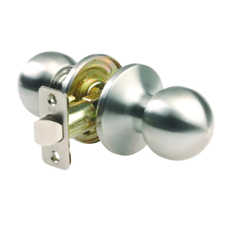 Ball Satin Stainless Steel Passage Lockset 1-3/4 In. Ansi/bhma Grade 3