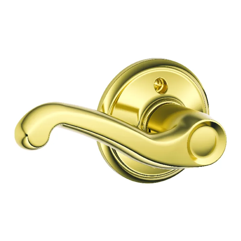 Brass Flair Left-Hand Dummy Lockset