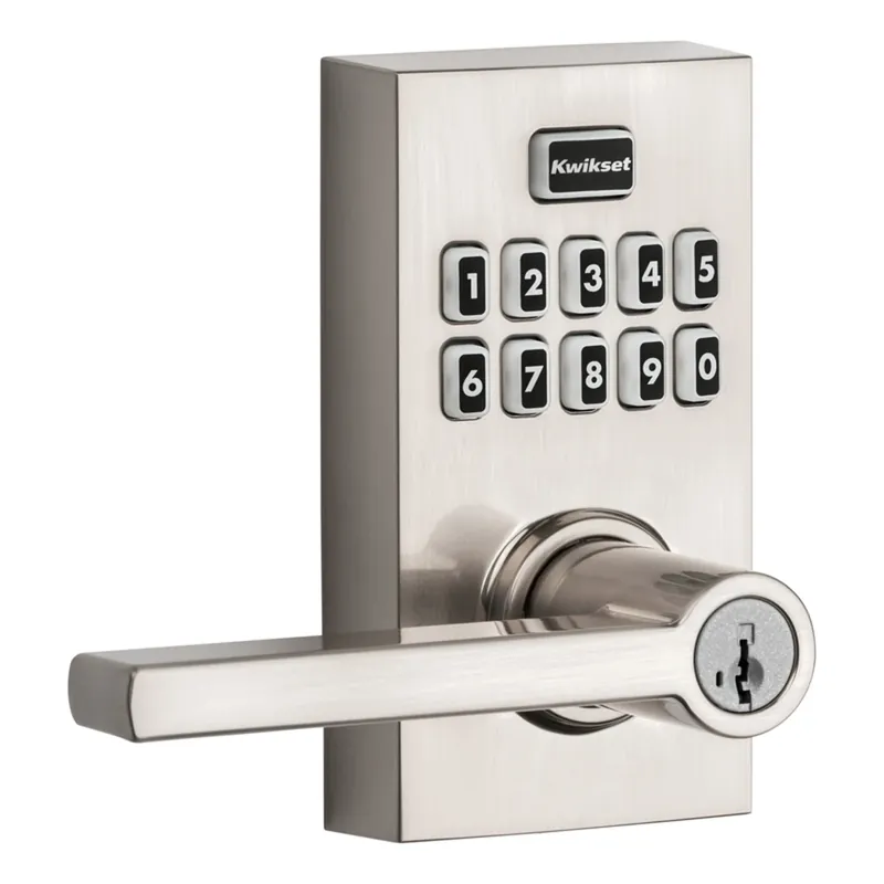 Smartkey Satin Nickel Electronic Touch Pad Entry Lever Model 99170-003