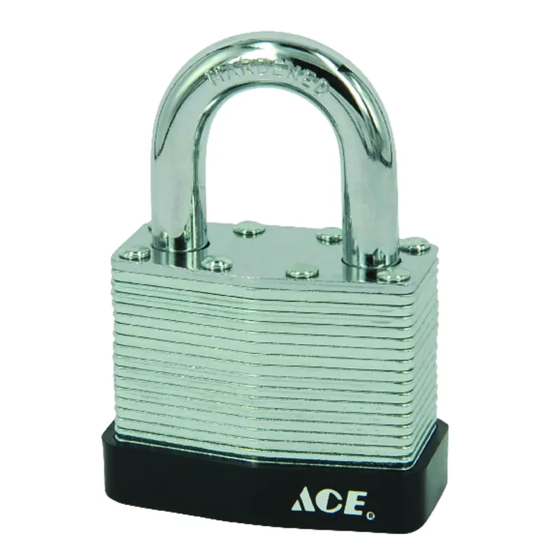 Ace 1-5/16 In. H X 1-9/16 In. W X 7/8 In. L Steel Double Locking Padlock 1 Pk Keyed Alike