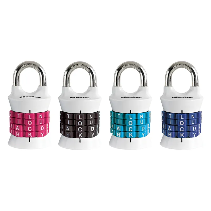 Master Lock 1-1/2 In. W Metal 4-Dial Combination Combination Padlock