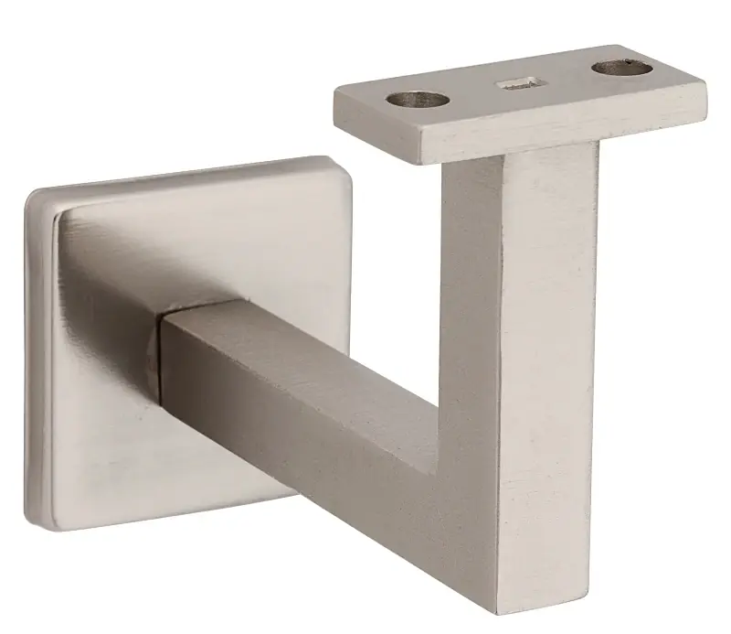 1-Pc. Reed Handrail Bracket, Satin Nickel
