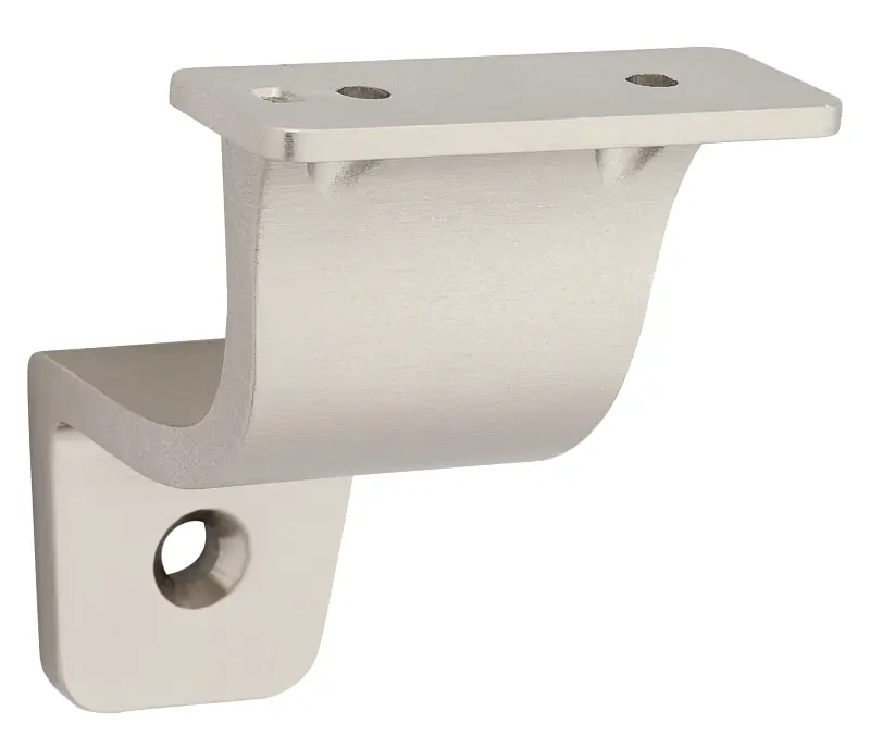 1-Pc. Cooper Handrail Bracket, Satin Nickel