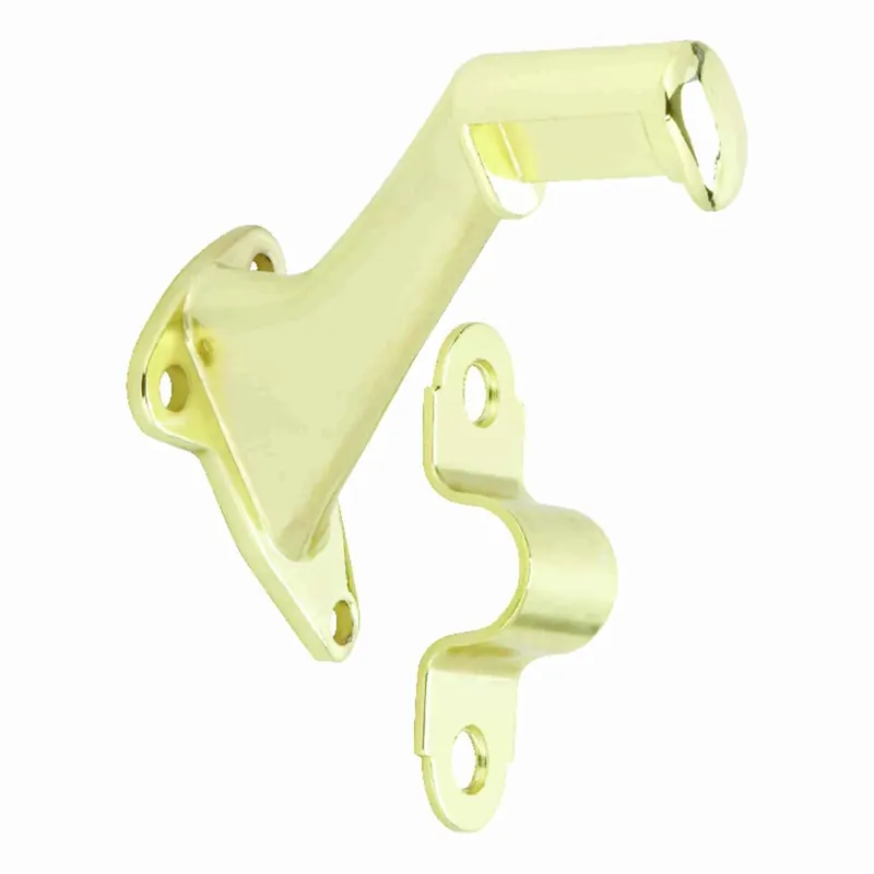 Brass Hand Rail Bracket For Secure Wood Handrails - Model 01-3048-332