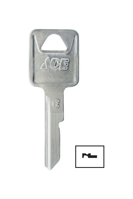 Automotive Key Blank Ez B44 Single Sided For General Motors - Model 86366