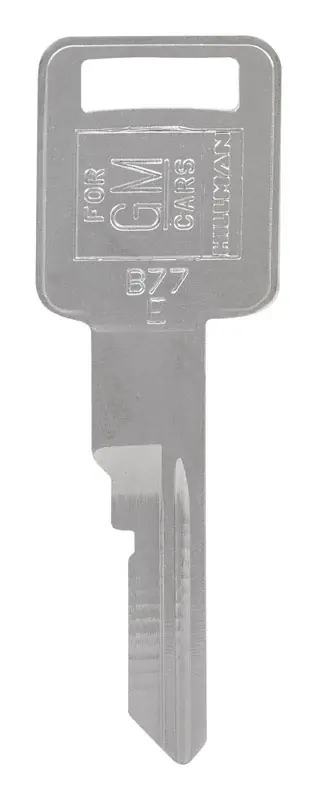 HILLMAN Traditional Key Automotive Key Blank Single For GM Silver