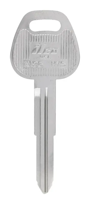 HILLMAN Traditional Key Automotive Key Blank Double For Hyundai Silver