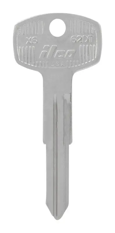 HILLMAN Traditional Key Automotive Key Blank Double For Subaru Silver