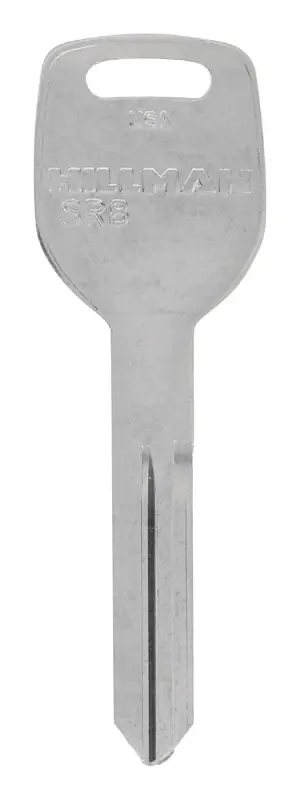 HILLMAN Traditional Key Automotive Key Blank Double For Subaru Silver