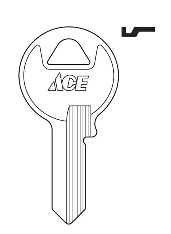 Padlock Key Blank Single Sided For Master Locks Model 86341