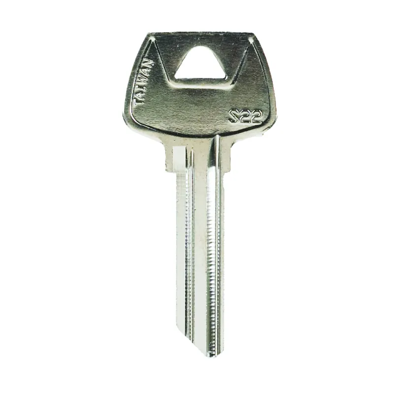 House/office Key Blank Ez S22 Single Sided Nickel-plated Brass For Sargent Locks
