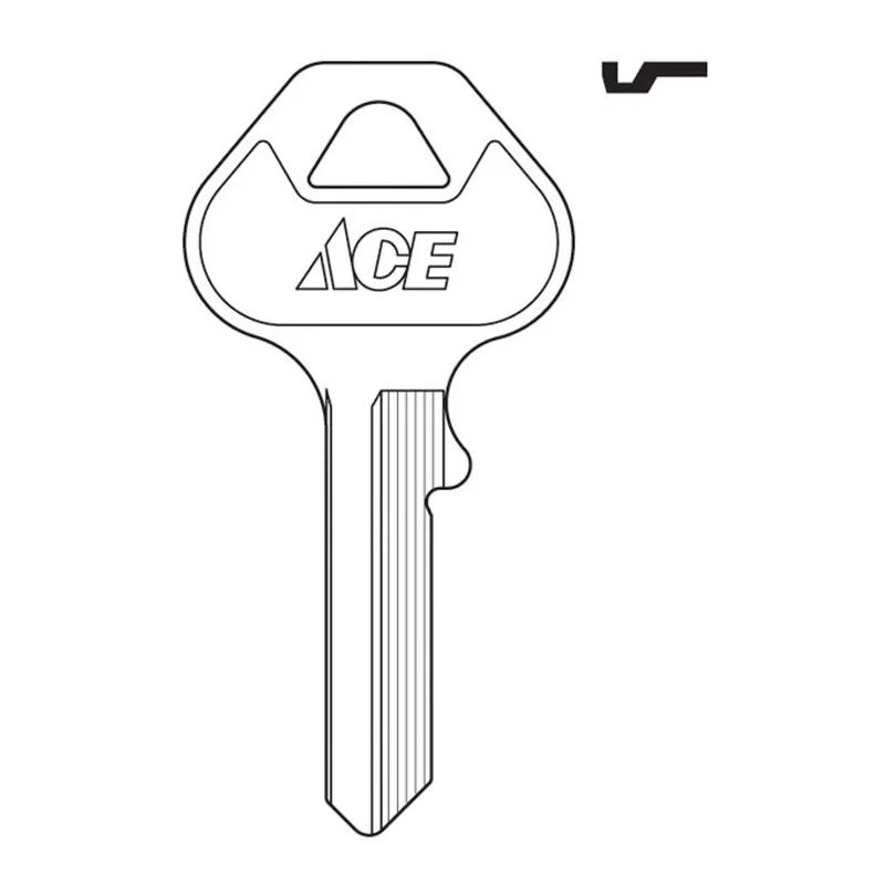 Cp10 Home Padlock Key Blank - Durable Single Sided Key For Customization