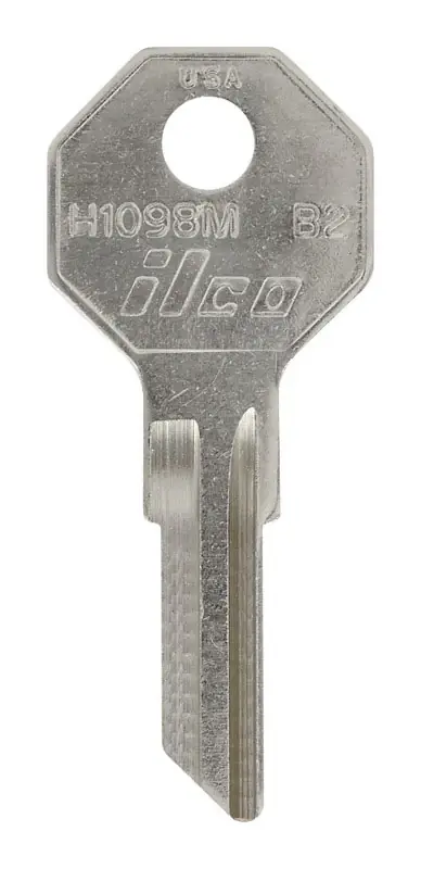 HILLMAN Traditional Key Automotive Key Blank Single For Briggs Brass
