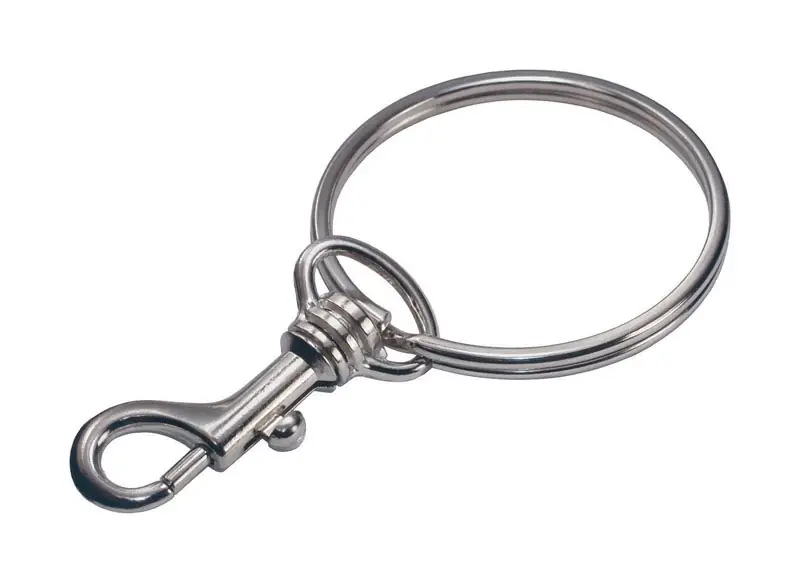 2 Inch Diameter Metal Silver Belt Hooks And Pocket Chains Key Chain