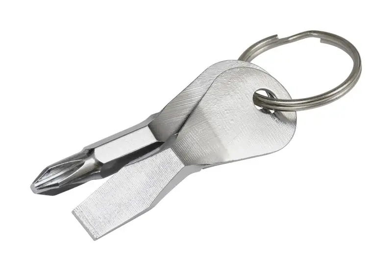 HILLMAN Metal Silver Screwdriver Key Ring