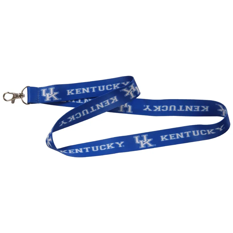 University Of Kentucky Ncaa Polyester Blue Decorative Key Chain Lanyard - Model 712115