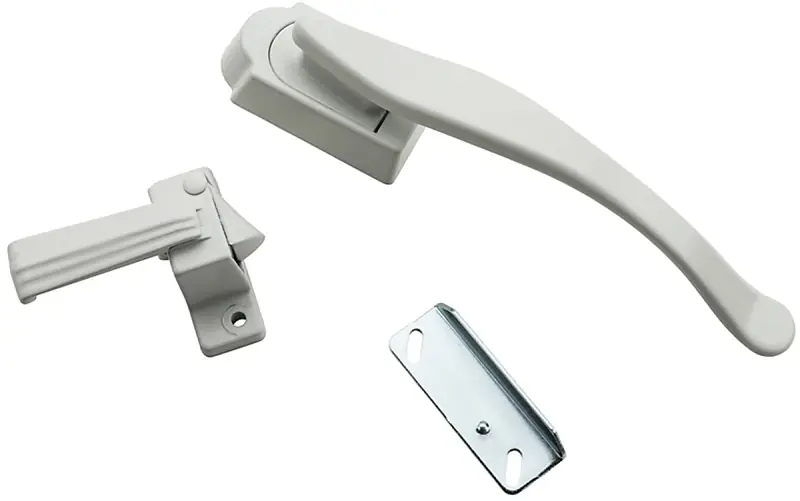 National Hardware Zinc-Plated White Zinc Lever Latches 1 Pk