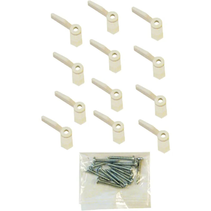 Prime-Line White Nylon Turn Button 9/16 In. L X 0.38 In. H 1 Pk