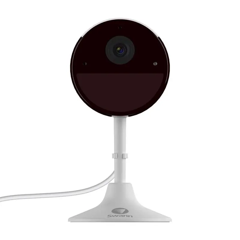 Plug-in Indoor Smart-enabled Security Camera 2k With Night Vision And Two-way Audio