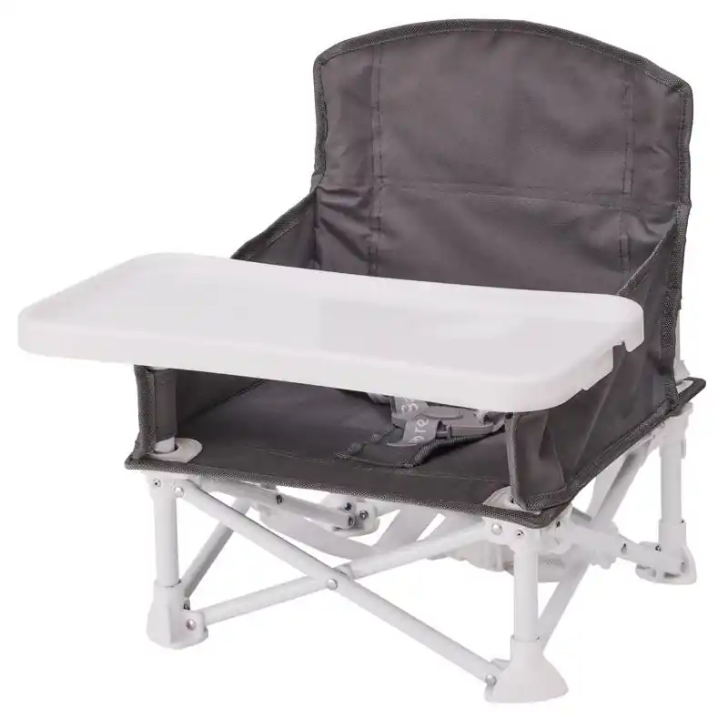 Regalo My Chair Gray Metal/Nylon Portable Booster Seat 1 Pk