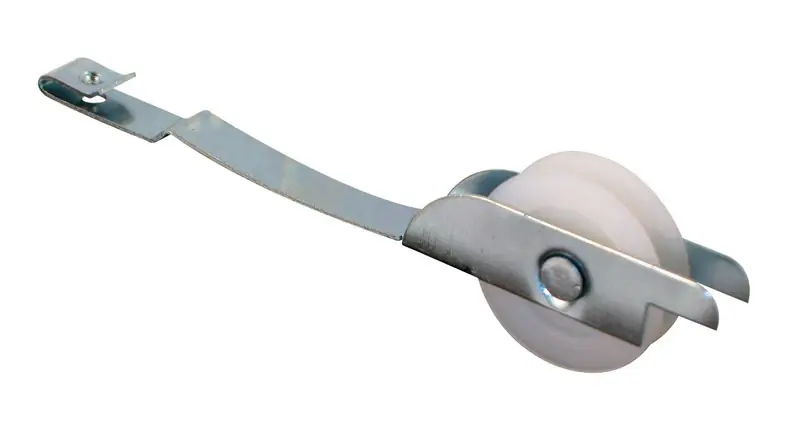 Prime-Line 1 In. D X 1/4 In. L Plastic/Steel Spring Tension Roller Assembly 2 Pk