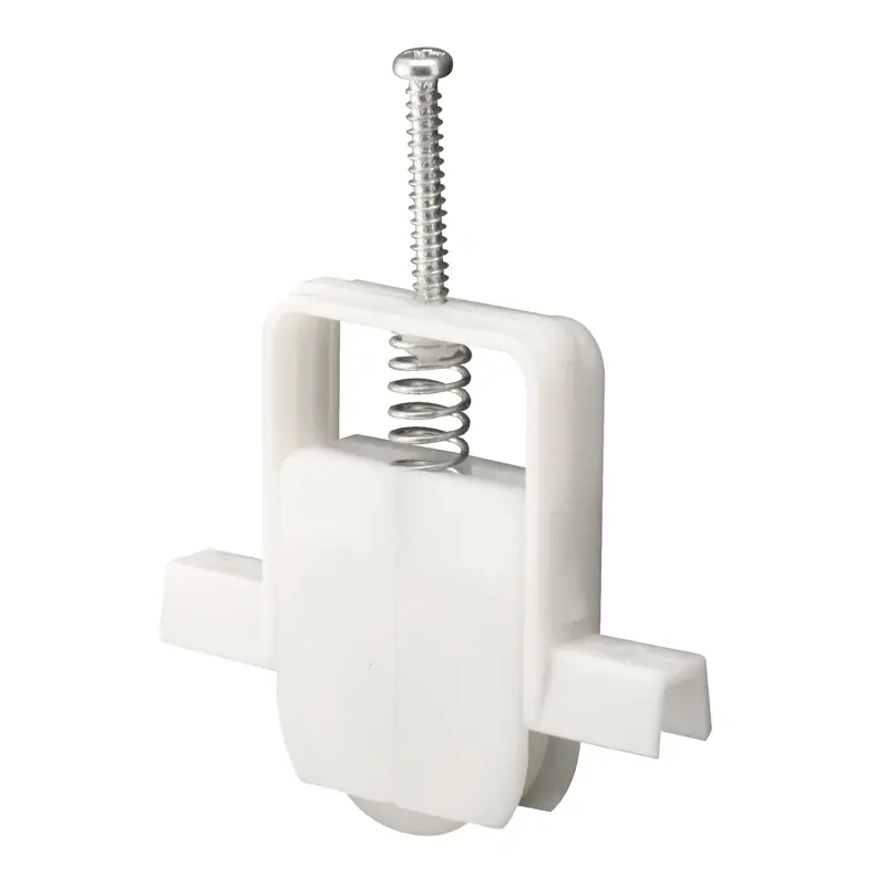 Prime-Line 1 In. Dia. X 1/4 In. L Mill Nylon Roller Assembly 2 Pk